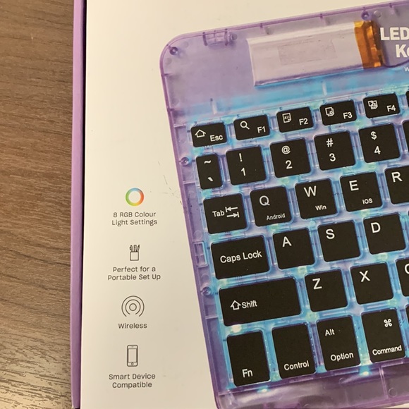 LED WIRELESS KEYBOARD - Picture 3 of 5